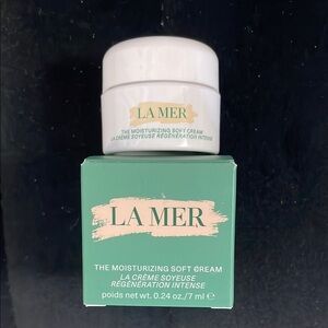 NIB La Mer The Moisturizing Soft Cream Travel Size 0.24oz/7ml
